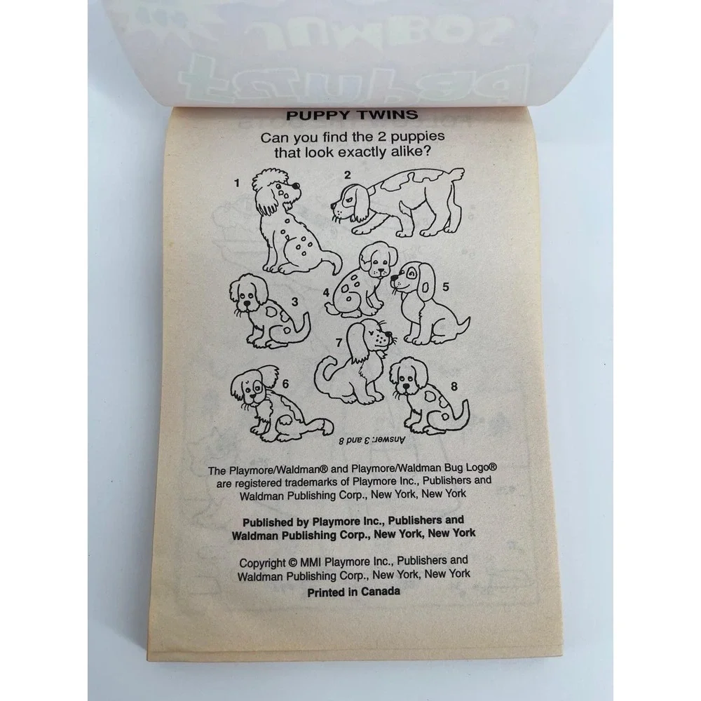 Vintage FunPad Jumbos Activity Book Kids Coloring Puzzle 144 Pages‎ Canada